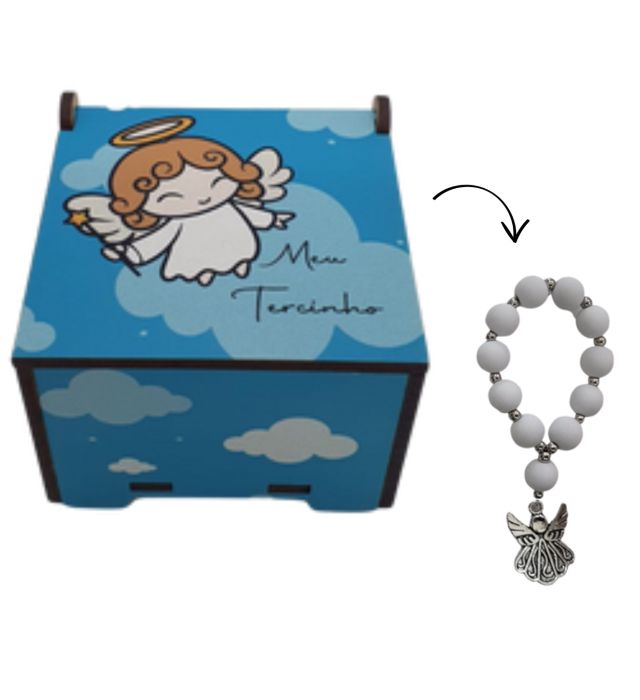 CAIXA AZUL + TERCINHO