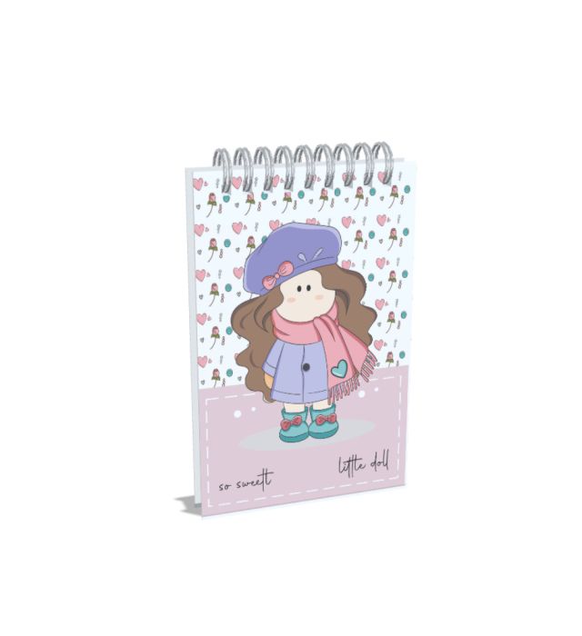 BLOCO DE ANOTAÇÕES BONECA