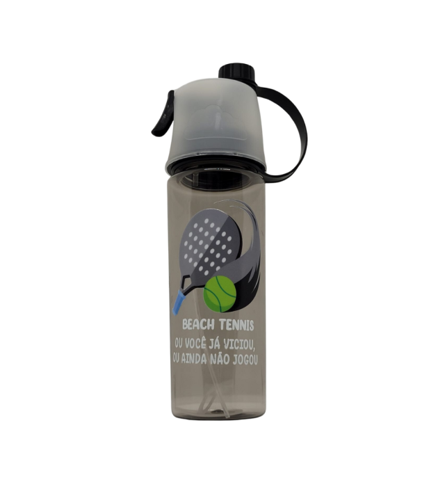 GARRAFA SPRAY BEACH TENNIS PRETA