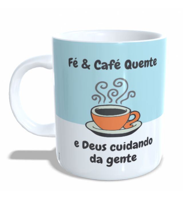 CANECA FÉ E CAFÉ