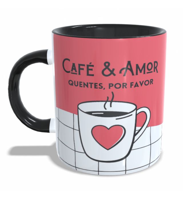 CANECA CAFÉ E AMOR