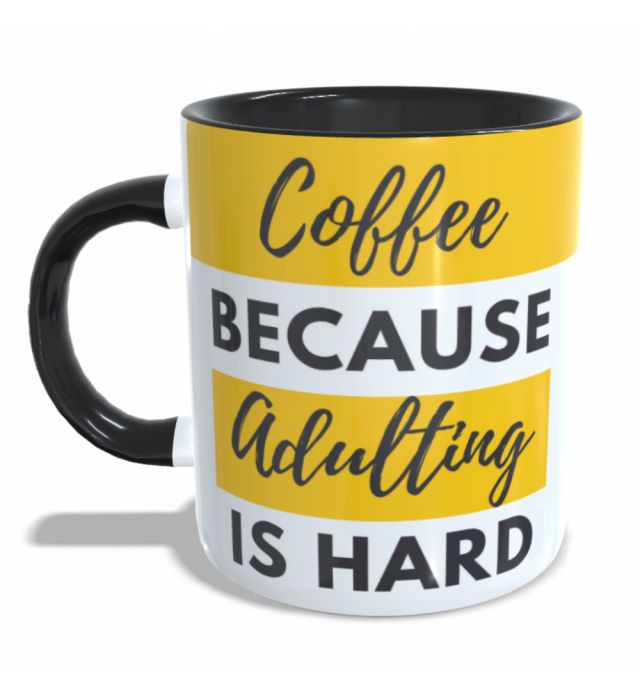 CANECA CAFÉ ADULTING