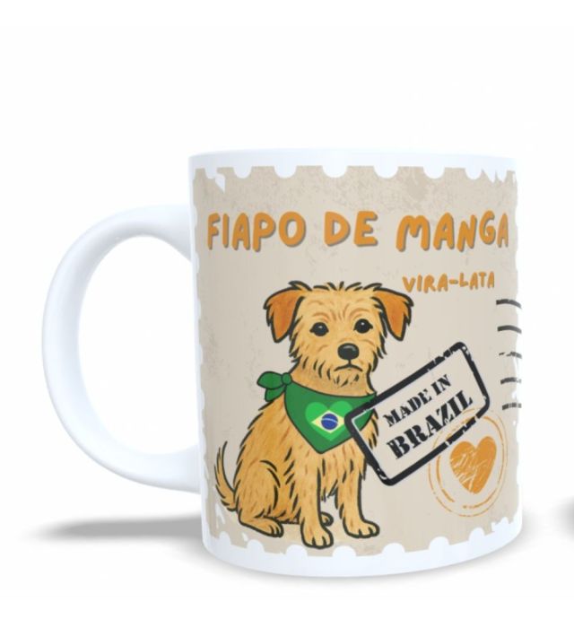 CANECA CACHORRO FIAPO DE MANGA
