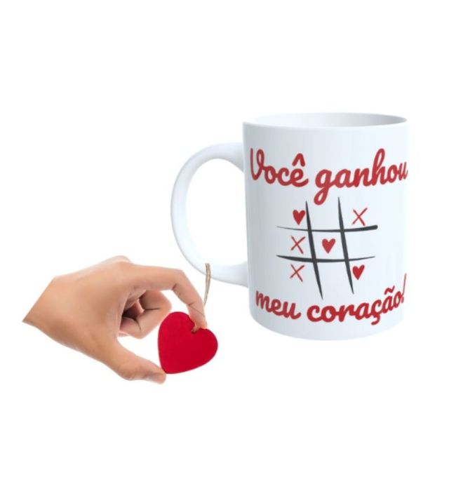CANECA + CHAVEIRO VOCÊ GANHOU