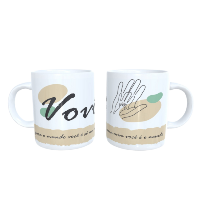CANECA VOVÔ PARA O MUNDO