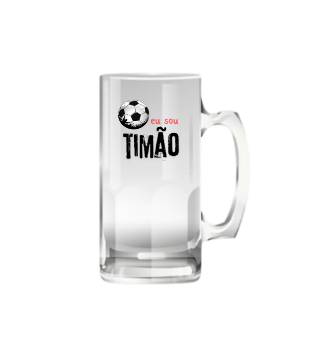 CANECO CHOPP + PORTA COPOS TORCEDOR CORINTHIANS