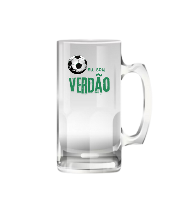 CANECO CHOPP + PORTA COPOS TORCEDOR PALMEIRAS