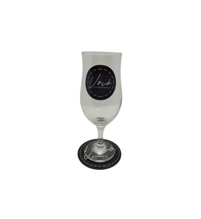 TAÇA E PORTA COPOS VOVÔ INSPIRAÇÃO