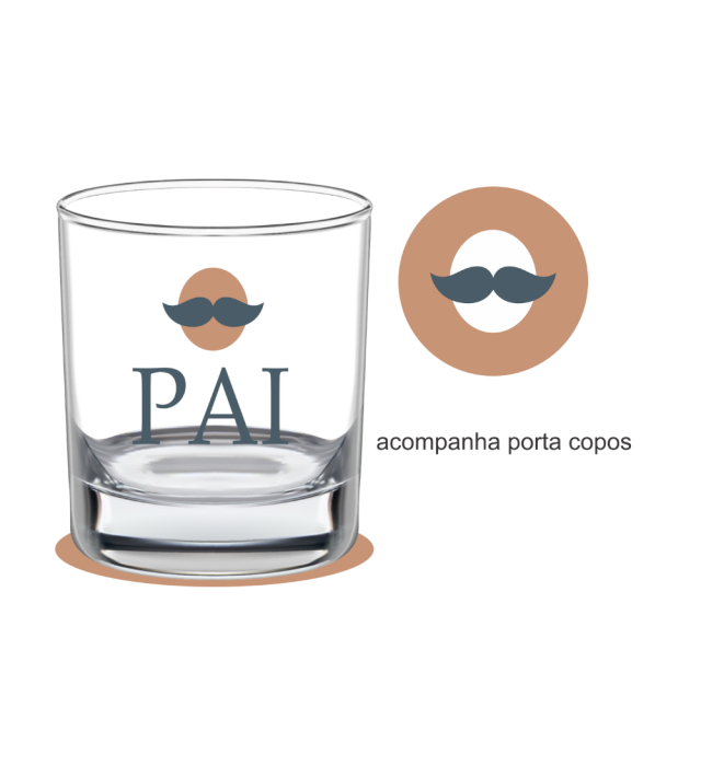 COPO WHISKY PAI ELEGANTE