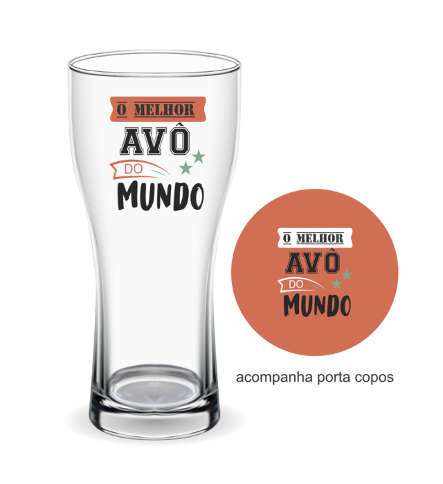 COPO + PORTA COPOS MELHOR AVÔ