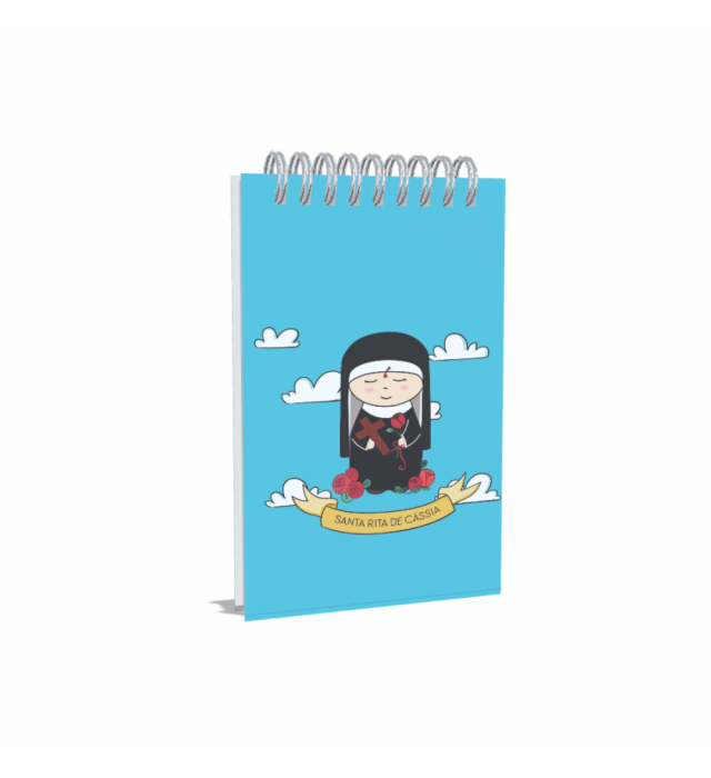 BLOCO ANOTAÇÕES SANTA RITA