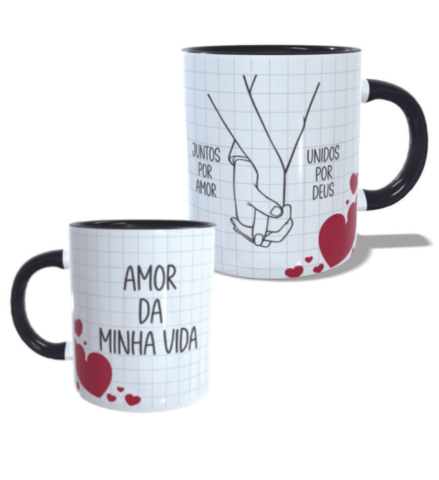 CANECA CASAL UNIDO