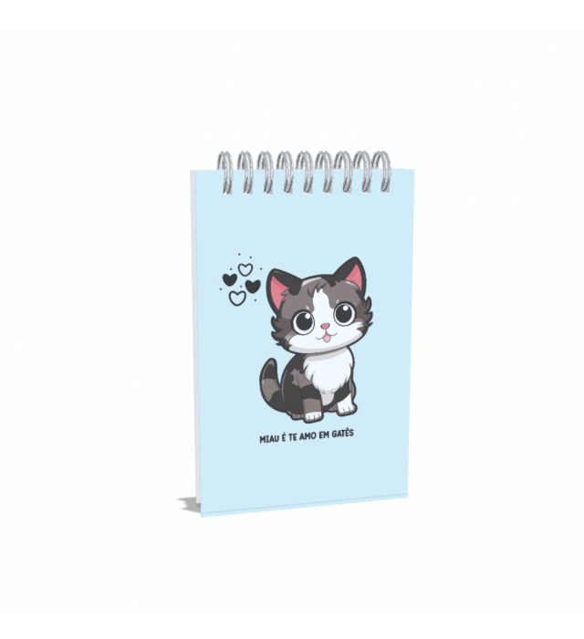 BLOCO DE ANOTAÇÕES MIAU