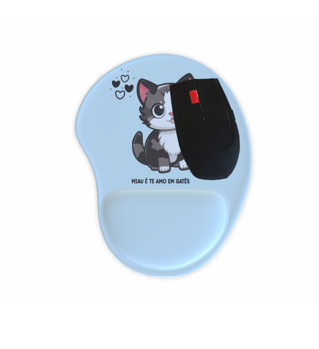 MOUSEPAD ERGONÔMICO MIAU