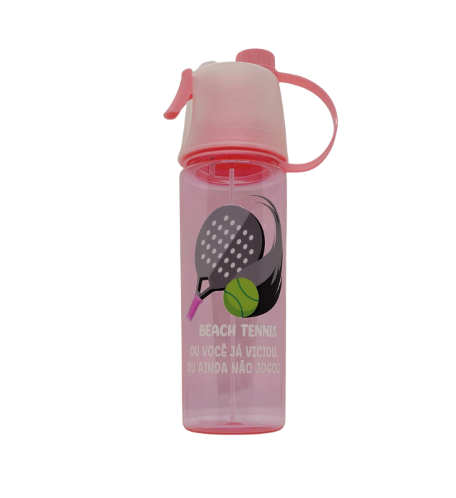 GARRAFA SPRAY BEACH TENNIS ROSA