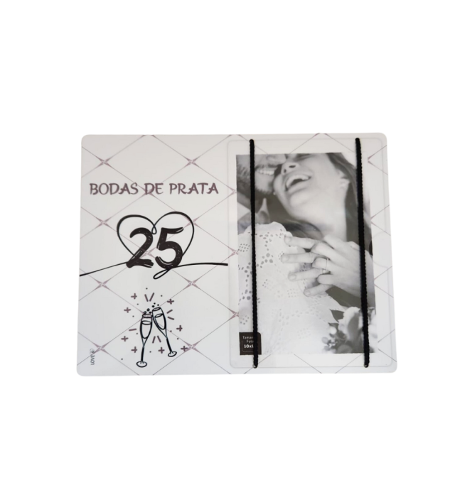 PORTA RETRATO BODAS PRATA