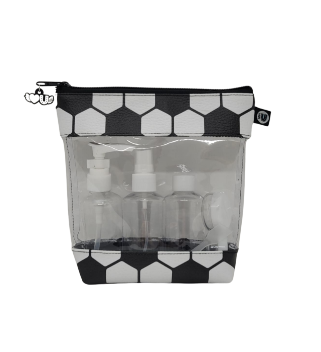 NECESSAIRE FRASCOS PADRÃO FUTEBOL