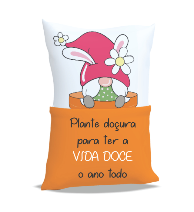 ALMOFADA COM BOLSO ELFO