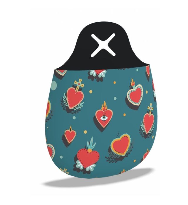 LIXEIRA FRIDA CORAÇÕES SAGRADOS