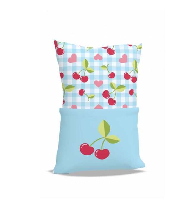 ALMOFADA BOLSO 30X20 CEREJINHAS