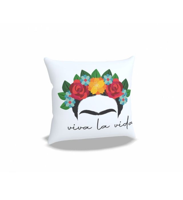 ALMOFADINHA 20X20 FRIDA BRANCA