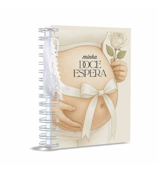 CADERNO ANOTAÇÕES DOCE ESPERA