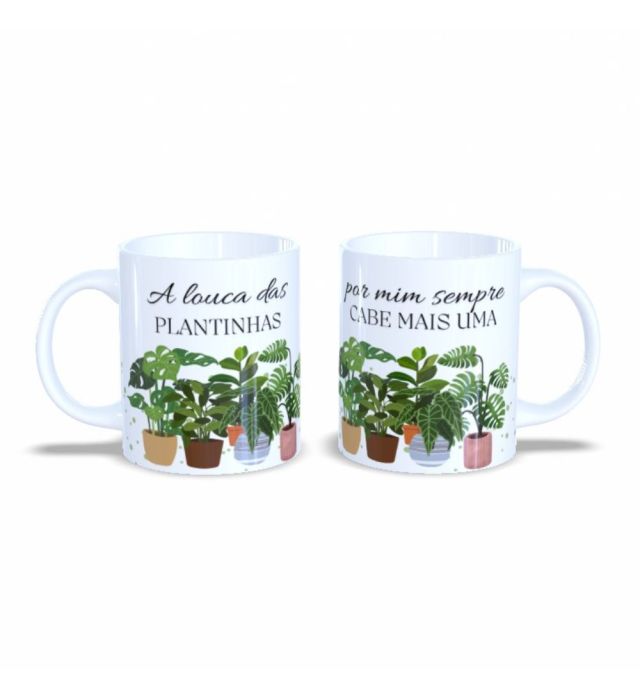 CANECA LOUCA POR PLANTAS