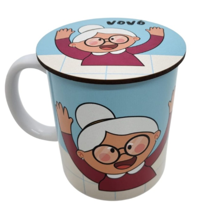 CANECA + ABAFADOR CASA DA VOVÓ
