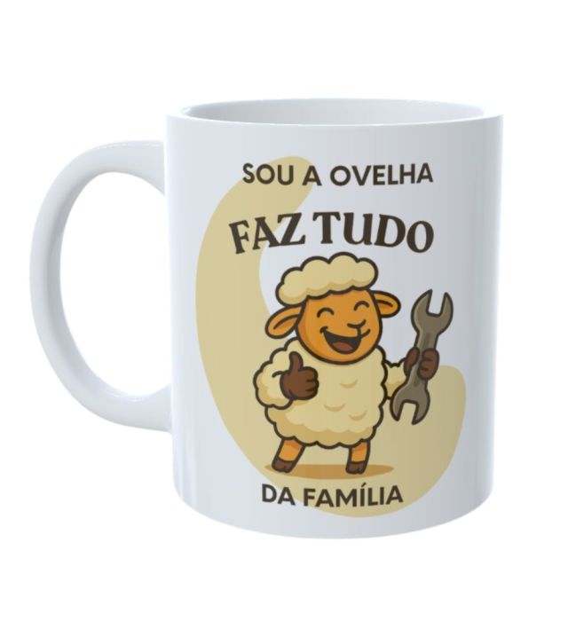 CANECA OVELHA FAZ TUDO