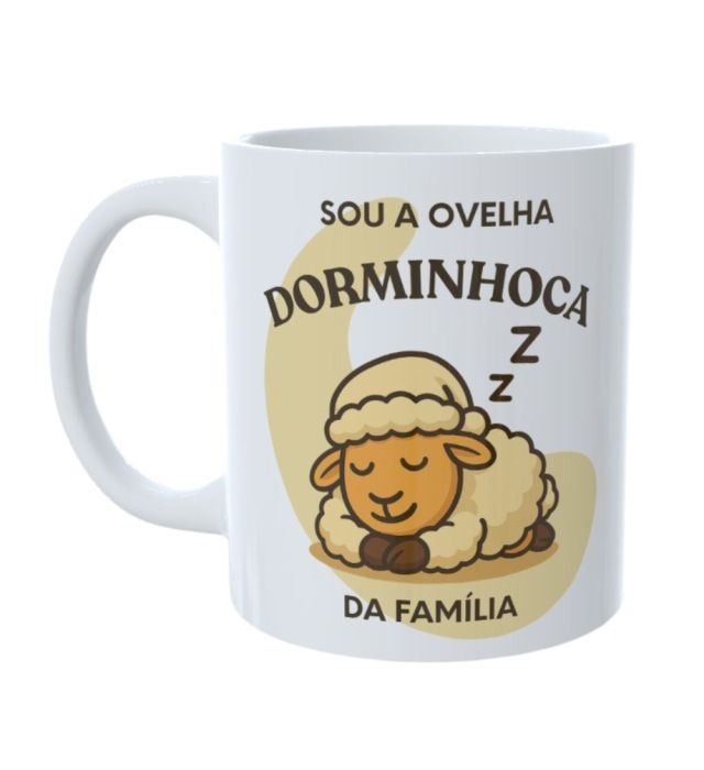 CANECA OVELHA DORMINHOCA
