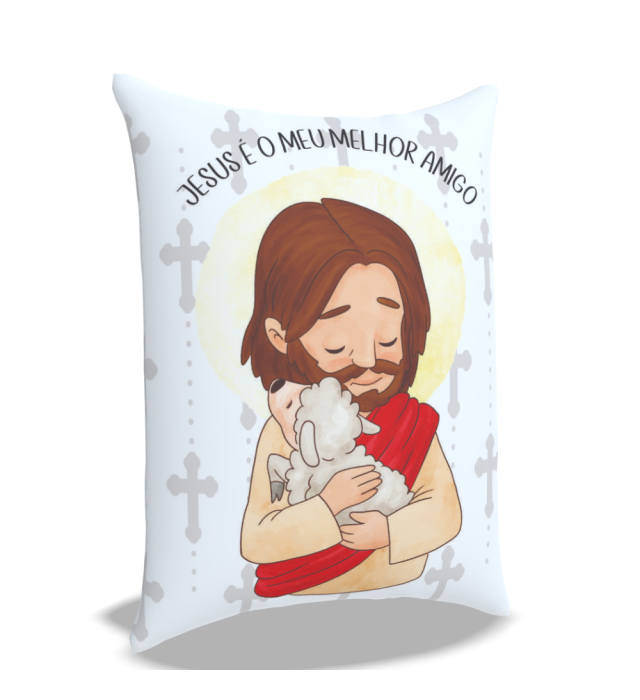 ALMOFADA JESUS AMIGO 30X20