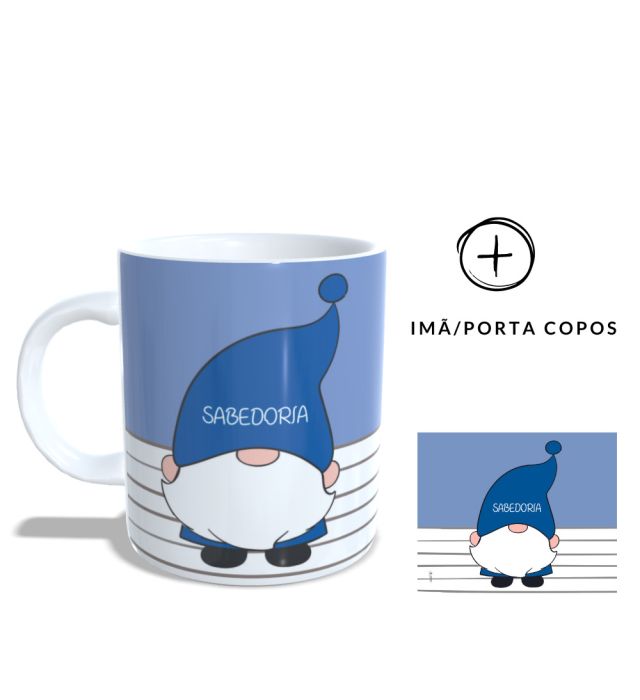 CANECA + IMÃ SABEDORIA