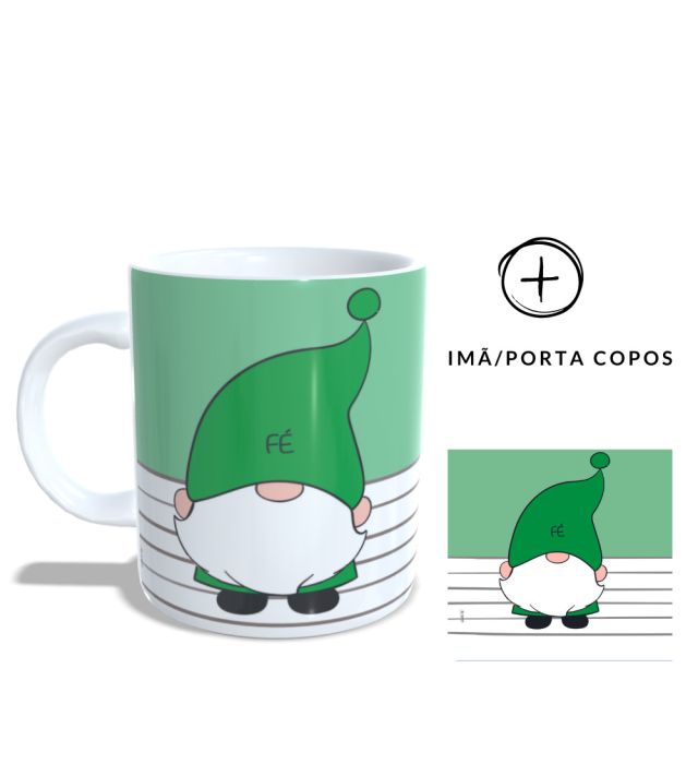 CANECA + IMÃ FÉ
