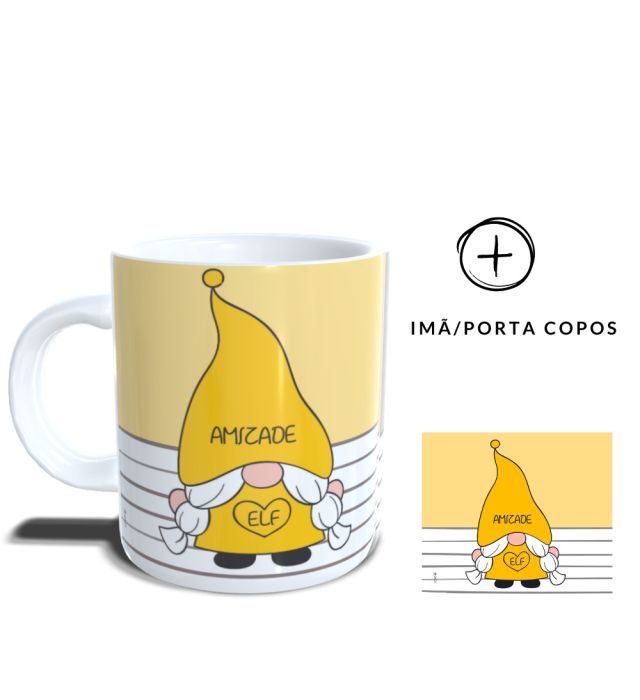 CANECA + IMÃ AMIZADE