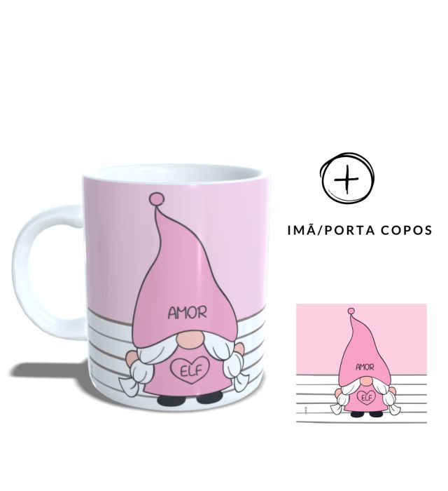 CANECA + IMÃ AMOR