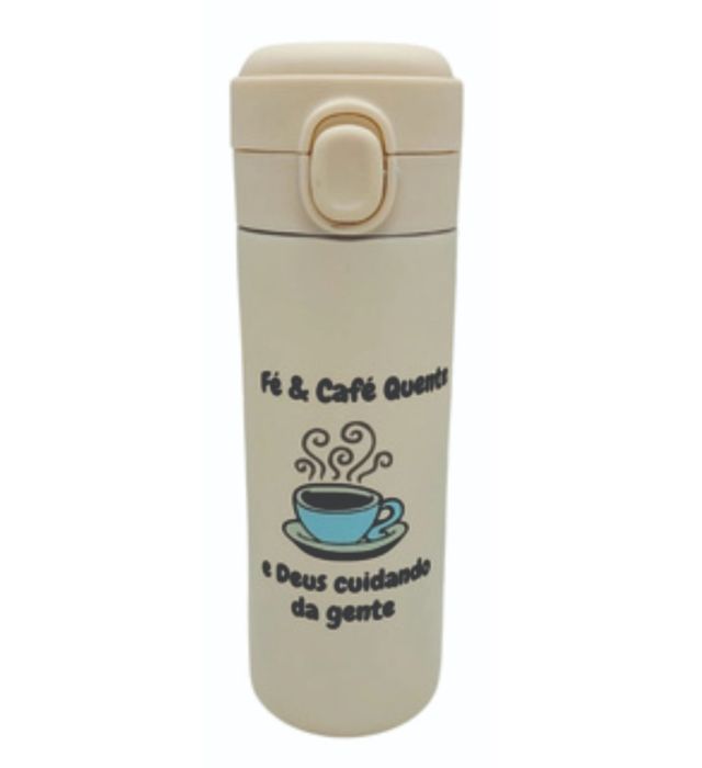 GARRAFA TÉRMICA CAFÉ E DEUS
