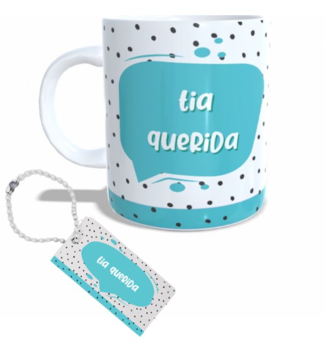 CANECA + CHAVEIRO TIA