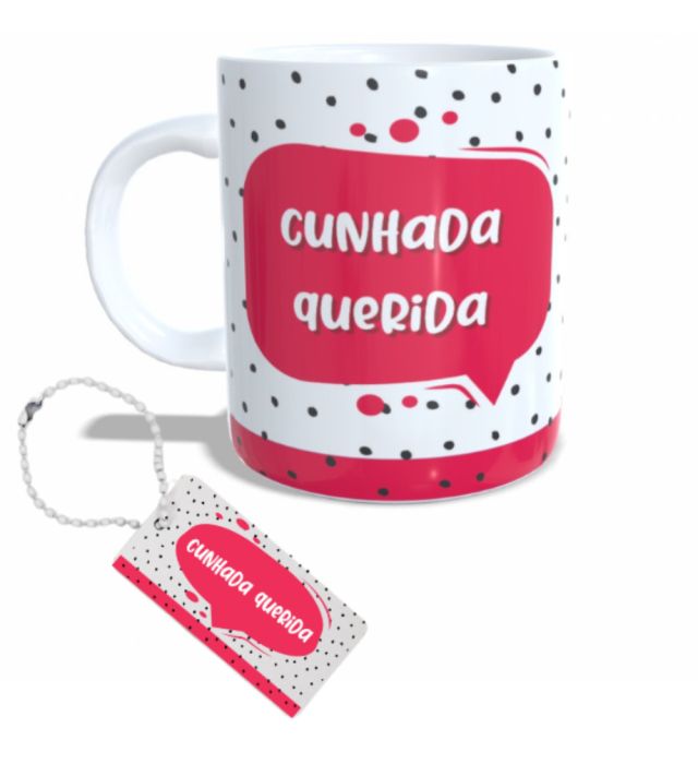 CANECA + CHAVEIRO CUNHADA