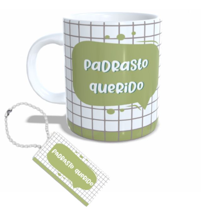 CANECA + CHAVEIRO PADRASTO