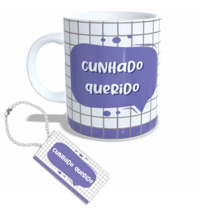 CANECA + CHAVEIRO CUNHADO