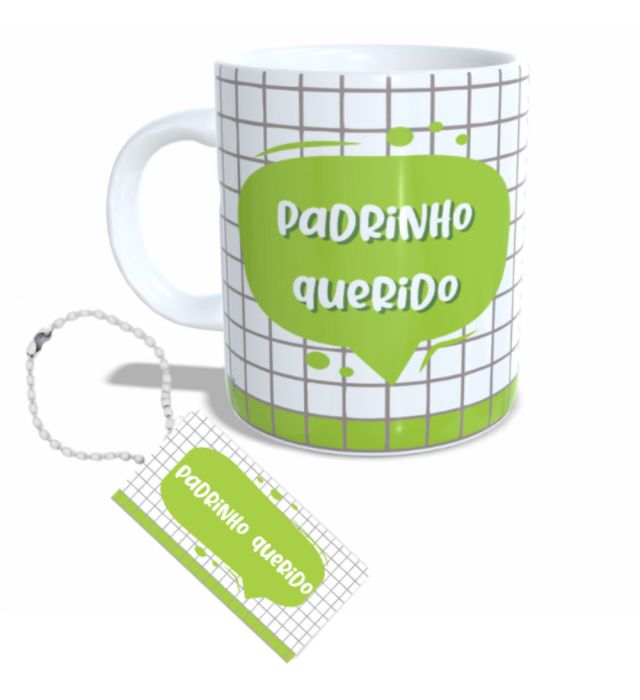 CANECA + CHAVEIRO PADRINHO