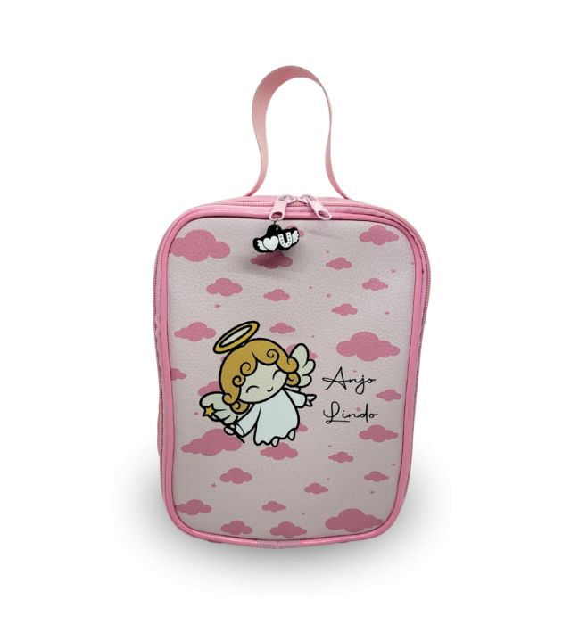 LANCHEIRA TÉRMICA BABY ANJO ROSA
