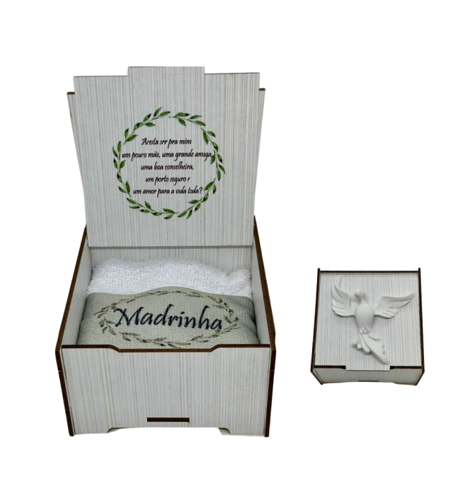 CAIXA CONVITE MADRINHA