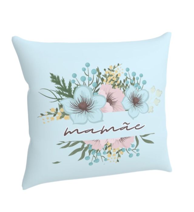 ALMOFADINHA MÃE FLORAL