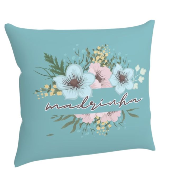 ALMOFADINHA MADRINHA FLORAL