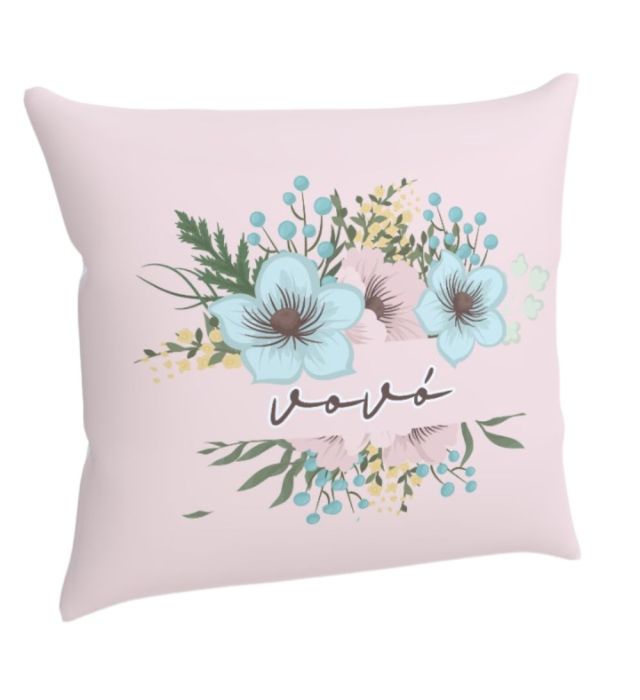 ALMOFADINHA VOVÓ FLORAL