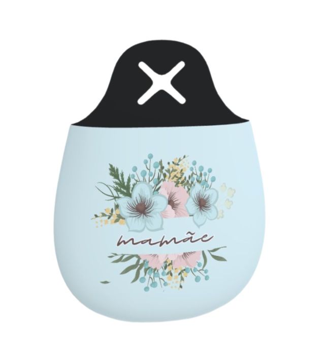 LIXEIRA DE CARRO MÃE FLORAL