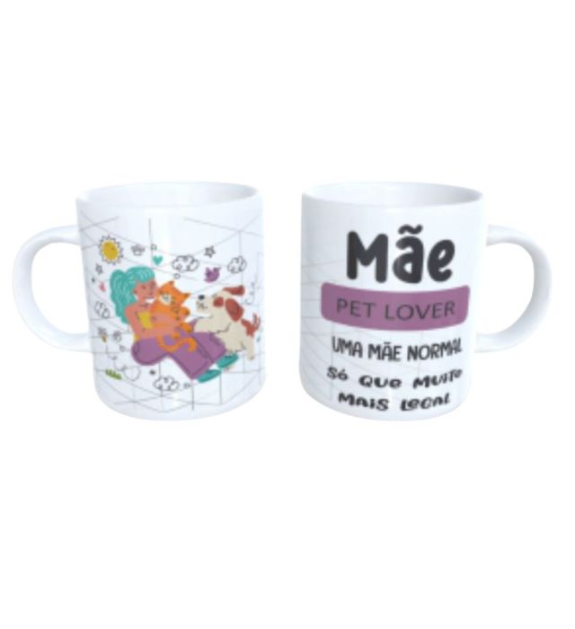 CANECA + CHÁ MÃE PET LOVER