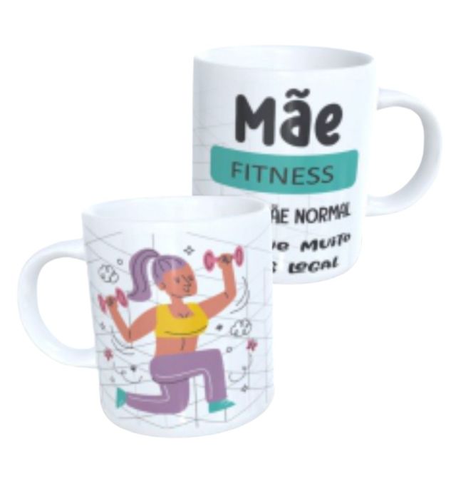 CANECA + CHÁ MÃE FITNESS