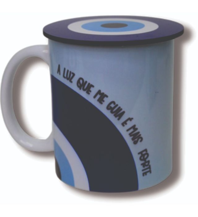 CANECA + PORTA COPOS OLHO GREGO